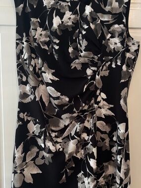 Limited Black Print Dress Size XL